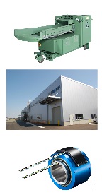 面向工厂的大型破碎机、滑环和Eco Factory WEST内F栋的照片